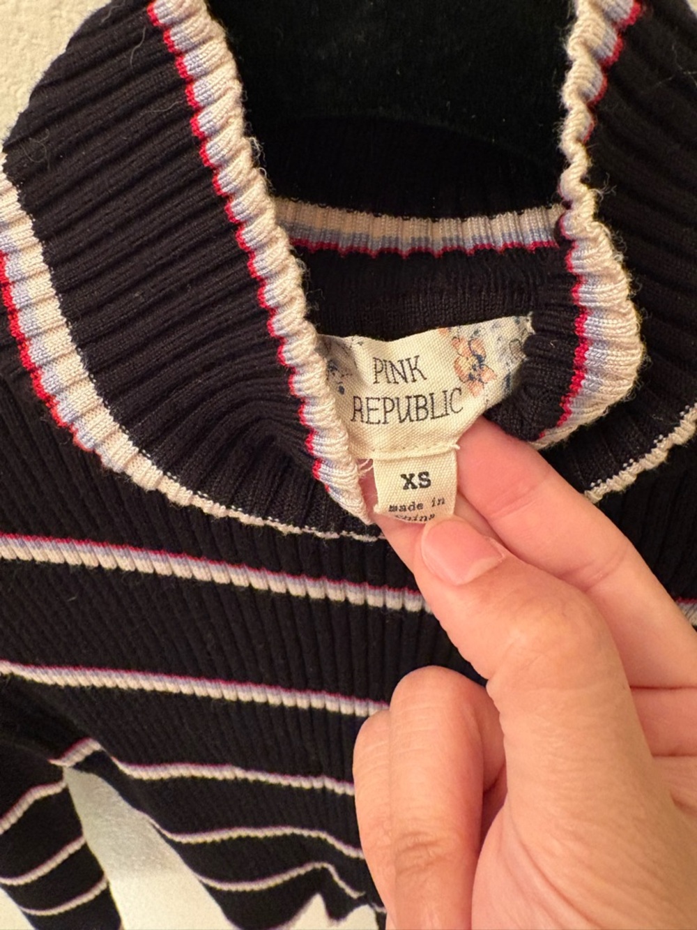 Pink Republic Ribbed Turtleneck - Picture 2 of 2